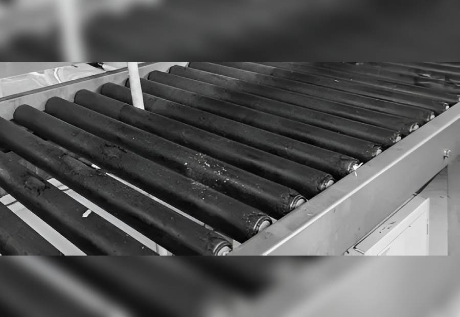 White nylon roller used in clean production environment